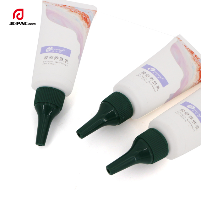 Eco Friendly Recyclable 240ml Central Dispensing Soft Tube Foundation Cosmetic Face Cream Plastic Tubes Twist Lock Cap