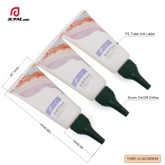 Eco Friendly Recyclable 240ml Central Dispensing Soft Tube Foundation Cosmetic Face Cream Plastic Tubes Twist Lock Cap