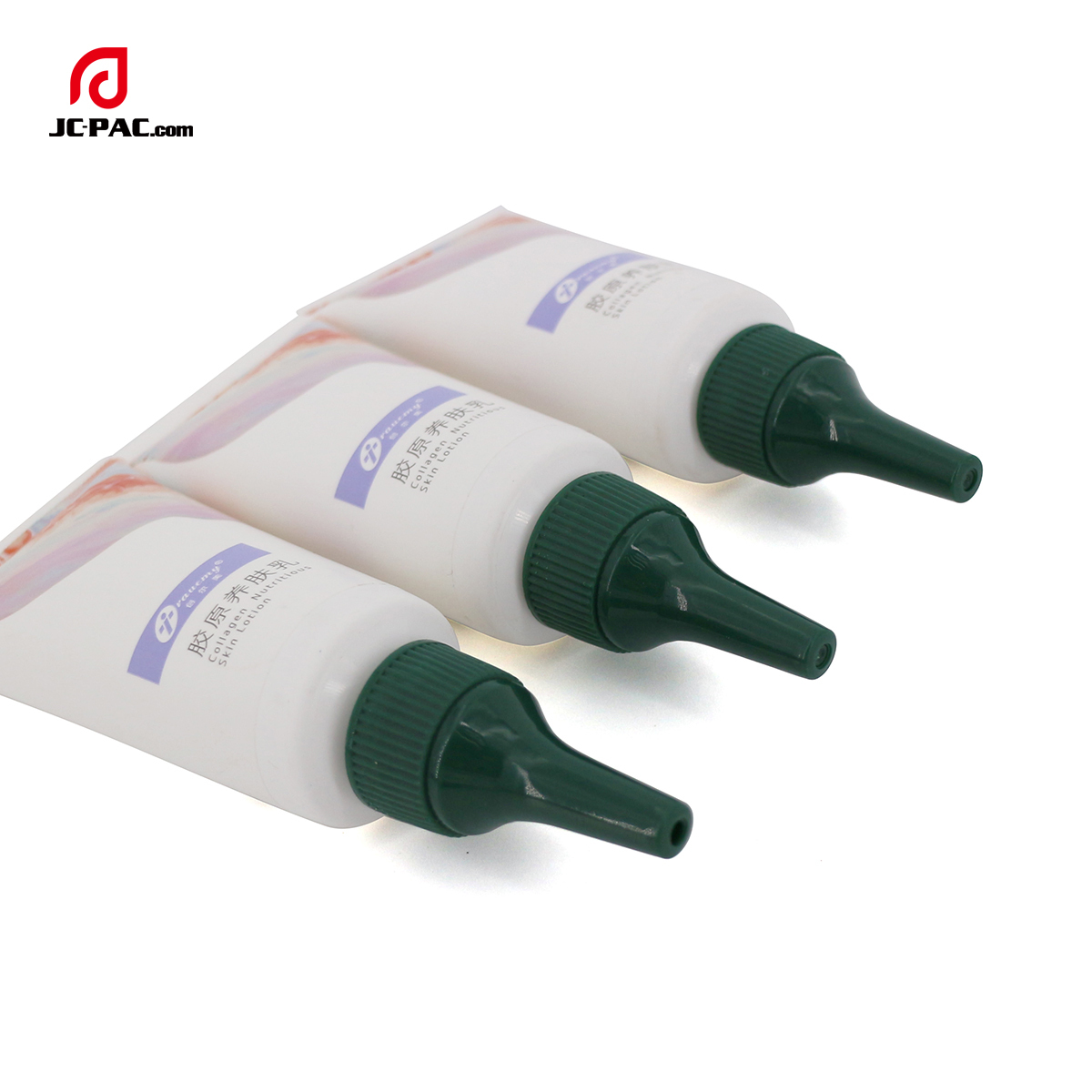 Eco Friendly Recyclable 240ml Central Dispensing Soft Tube Foundation Cosmetic Face Cream Plastic Tubes Twist Lock Cap