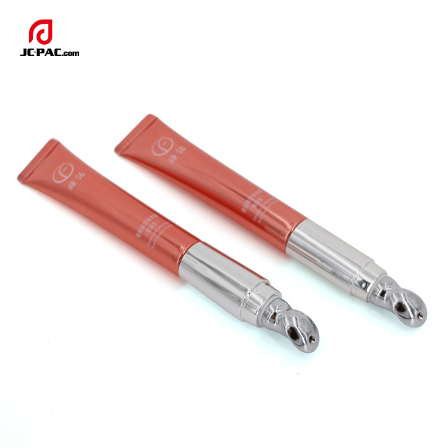 15ml 20ml Vibration Cosmetic Eye Cream Tube With Metal Applicator Eye Serum Lotion Packaging tube