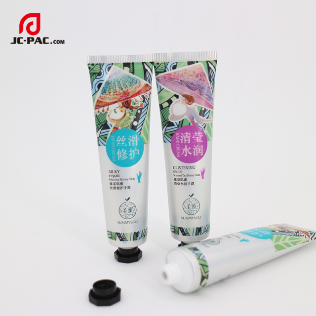 Empty 30ml Hand Cream Tube Package, Custom Design Aluminum Plastic Tube with Octagonal Cap for Hand Cream