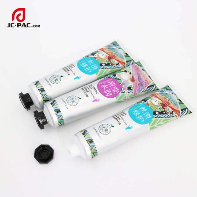 Empty 30ml Hand Cream Tube Package, Custom Design Aluminum Plastic Tube with Octagonal Cap for Hand Cream