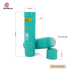 50ml Plastic Ball Roll On Anti-Chafing Protection Lotion Tube With Ball Roller Deodorant Container