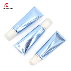 Empty Plastic Ball Roll On Underarm Aluminum Plastic Tube With On/Off Ball Roller Deodorant Container