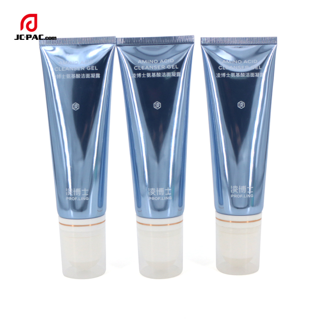 Empty Plastic Ball Roll On Underarm Aluminum Plastic Tube With On/Off Ball Roller Deodorant Container
