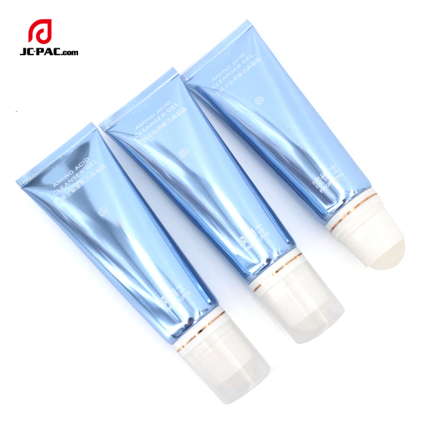 Empty Plastic Ball Roll On Underarm Aluminum Plastic Tube With On/Off Ball Roller Deodorant Container