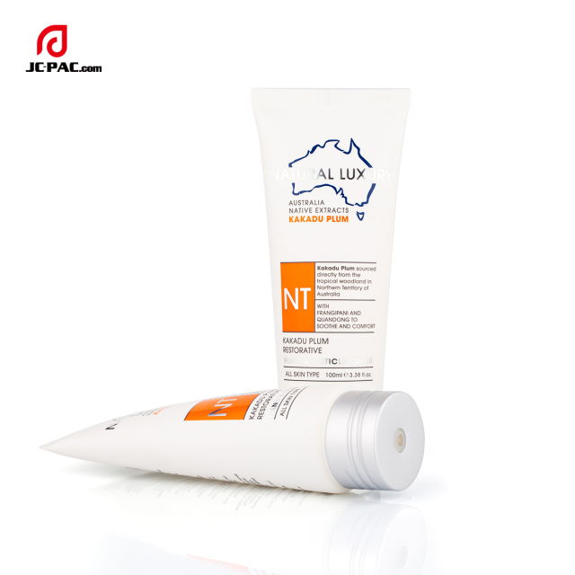 100gr Easy Open Cap Tube Cosmetic Plastic Center Dispense Tube Packaging Sunscreen Lotion