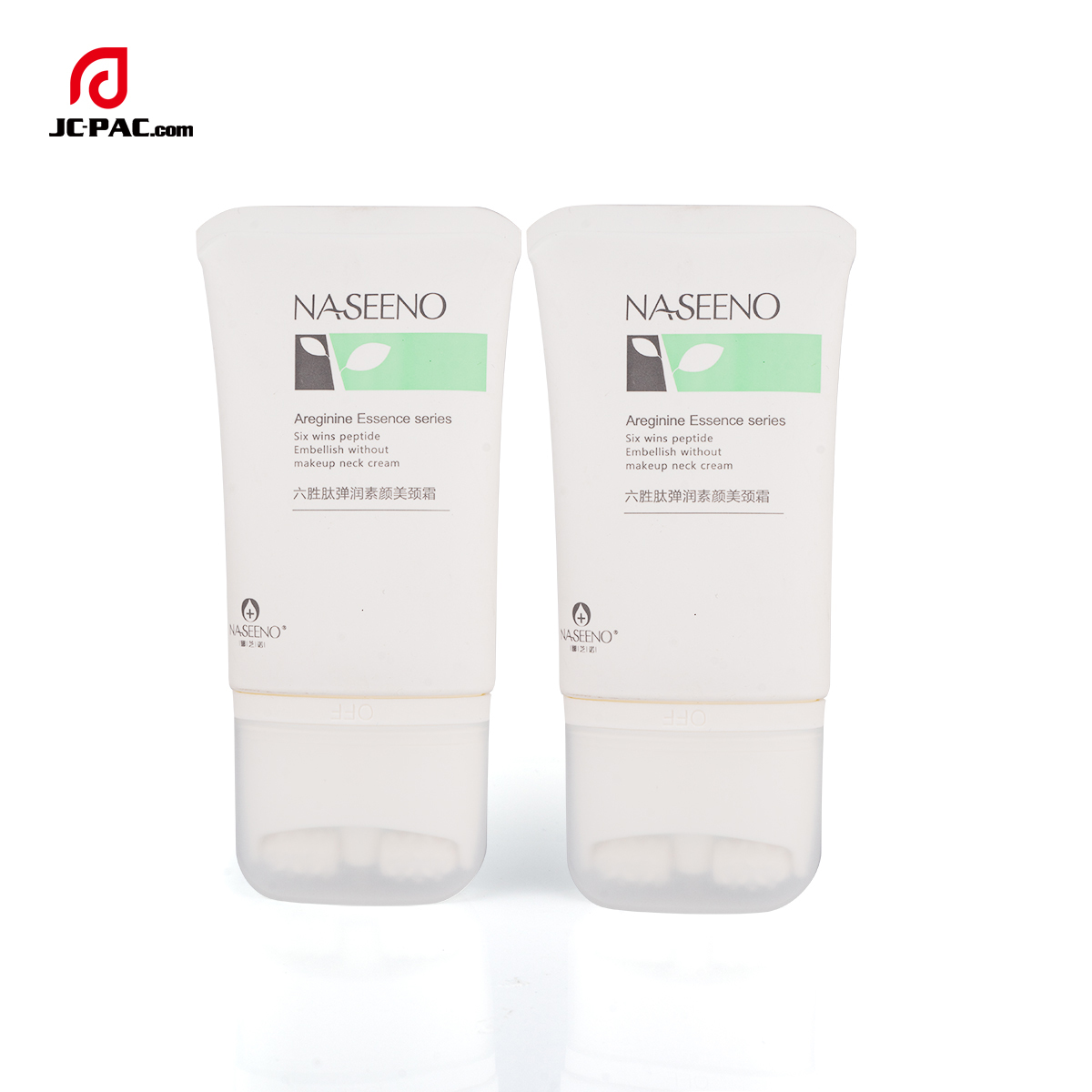120ml Neck Cream Tube With Silicone Roller Ball On/Off Switcher Massage Lotion Squeeze Tube With Roller Ball Applicator