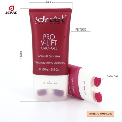 150g Empty Massage Cream Tube With Roller Ball  Body Lift Gel Cream Tube With Roller Ball Applicator