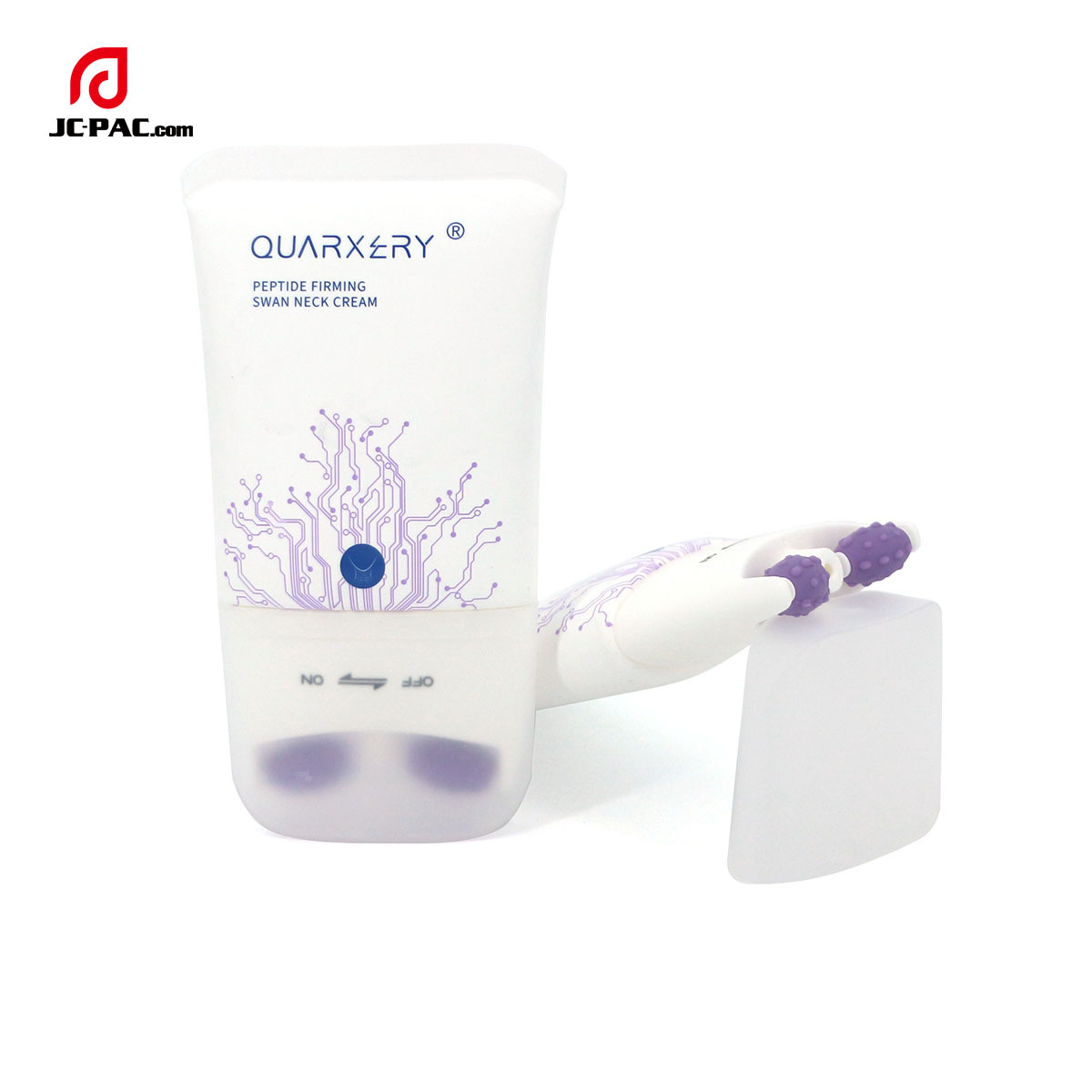 120ml Empty Massage Cream Tube With Roller Ball  Neck Massage Lotion Tube With Roller Ball Applicator