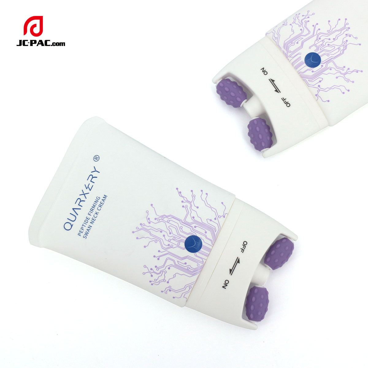 120ml Empty Massage Cream Tube With Roller Ball  Neck Massage Lotion Tube With Roller Ball Applicator