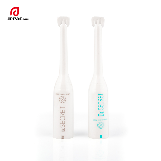 D19mm Round 5ml 10ml Super Long Nozzle Pharmaceutical Use PE Tube Squeezable Plastic Tube Vaginal Gel Tube