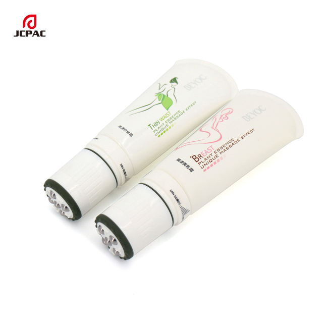 Electric Vibration Stainless Steel Roller Soft Tube For Body Massage Lotion Body Personal Care Skin Care Container Tube