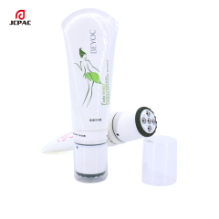 Electric Vibration Stainless Steel Roller Soft Tube For Body Massage Lotion Body Personal Care Skin Care Container Tube