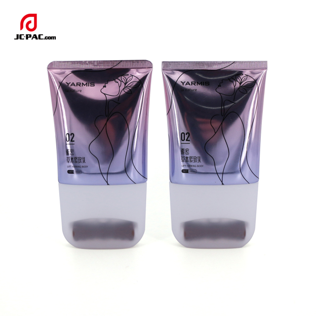 High Glossy Aluminum Plastic Tube With Roller Ball  Roller Ball On Body Massage Lotion Cream Tube