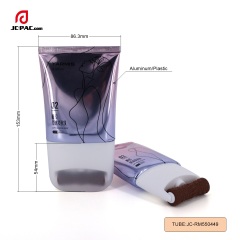 High Glossy Aluminum Plastic Tube With Roller Ball  Roller Ball On Body Massage Lotion Cream Tube