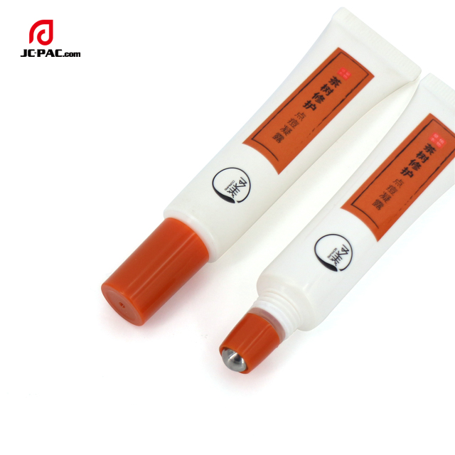 D19mm Empty Plastic Soft Tube For Anti-Acne Gel 15g Skin Care Plastic Tube With  Roller Ball