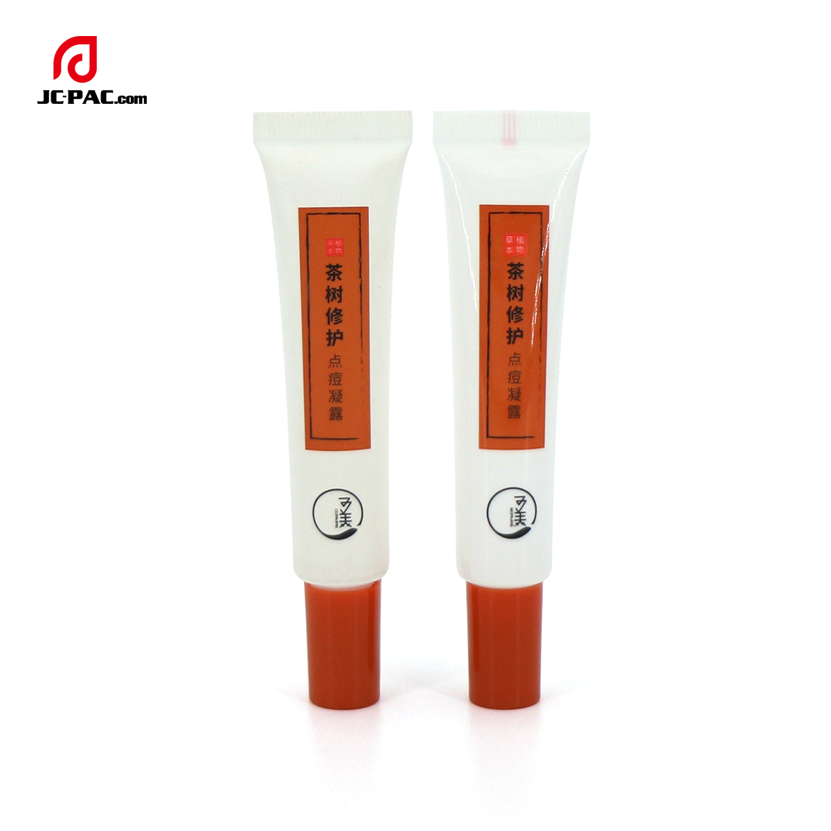 D19mm Empty Plastic Soft Tube For Anti-Acne Gel 15g Skin Care Plastic Tube With  Roller Ball