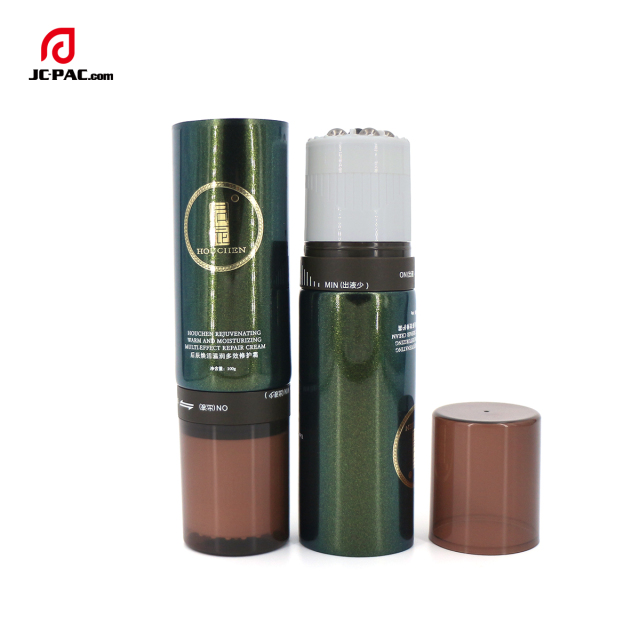 150ml Electric Vibration Stainless Steel Roller Soft Tube For Body Massage Lotion Body Personal Care Tube Firming Gel Container Tube