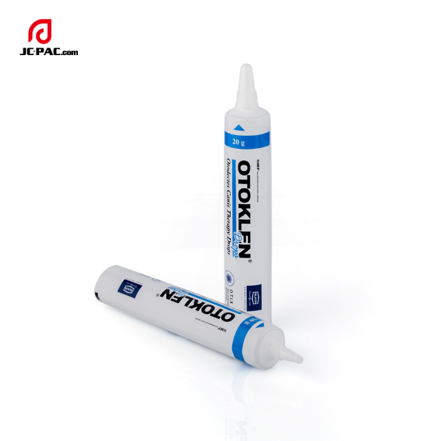 19mm Diameter Aluminum Plastic Tube for Ointment Packaging with Nozzle Tip Medical Emulsifiable Paste Laminated Packaging Tube
