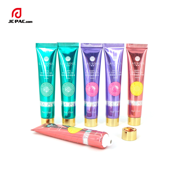 19mm Diameter Aluminum Plastic Tube Oil Control Gel Moisturize Cream Packaging 10ml 15ml Laminated Cosmetics Tube