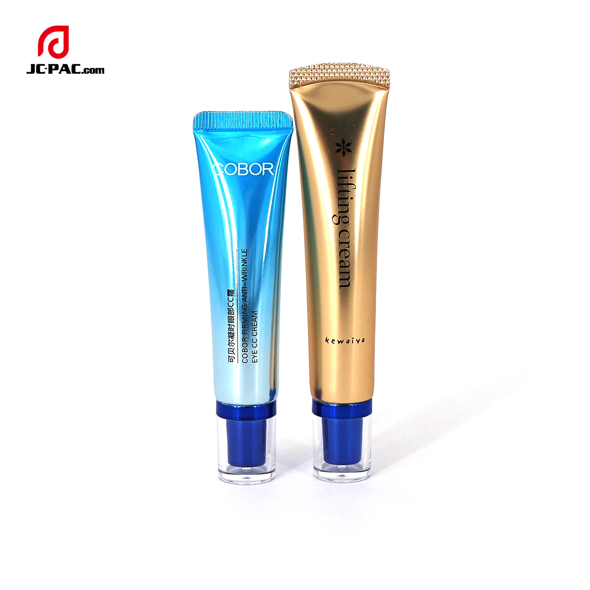 19mm Diameter Aluminum Plastic Tube Eye CC Cream Lifting Cream Packaging 10ml 15ml Laminated Cosmetics Tube with Acrylic Cap