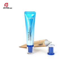 19mm Diameter Aluminum Plastic Tube Eye CC Cream Lifting Cream Packaging 10ml 15ml Laminated Cosmetics Tube with Acrylic Cap