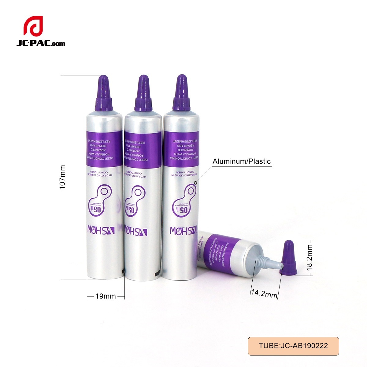 5ml 10ml 15ml ABL Laminated Nozzle Medicine Ointment Plastic Tube with Bullet Cap Cosmetic Acne Tube Packaging with Nozzle Tip