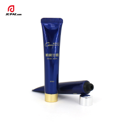 19mm Diameter Aluminum Plastic Blue ABL Tube Aluminum Barrier Laminated Tube With Screw Cap Cosmetic Container For Face Cream Packaging