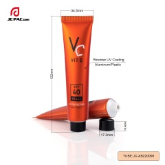 22mm Diameter 20g 25g 30g Aluminum Collapsible Tubes Cosmetic for Scar Removal Cream Laminated Tube Packaging Sun Screen Cream Tube