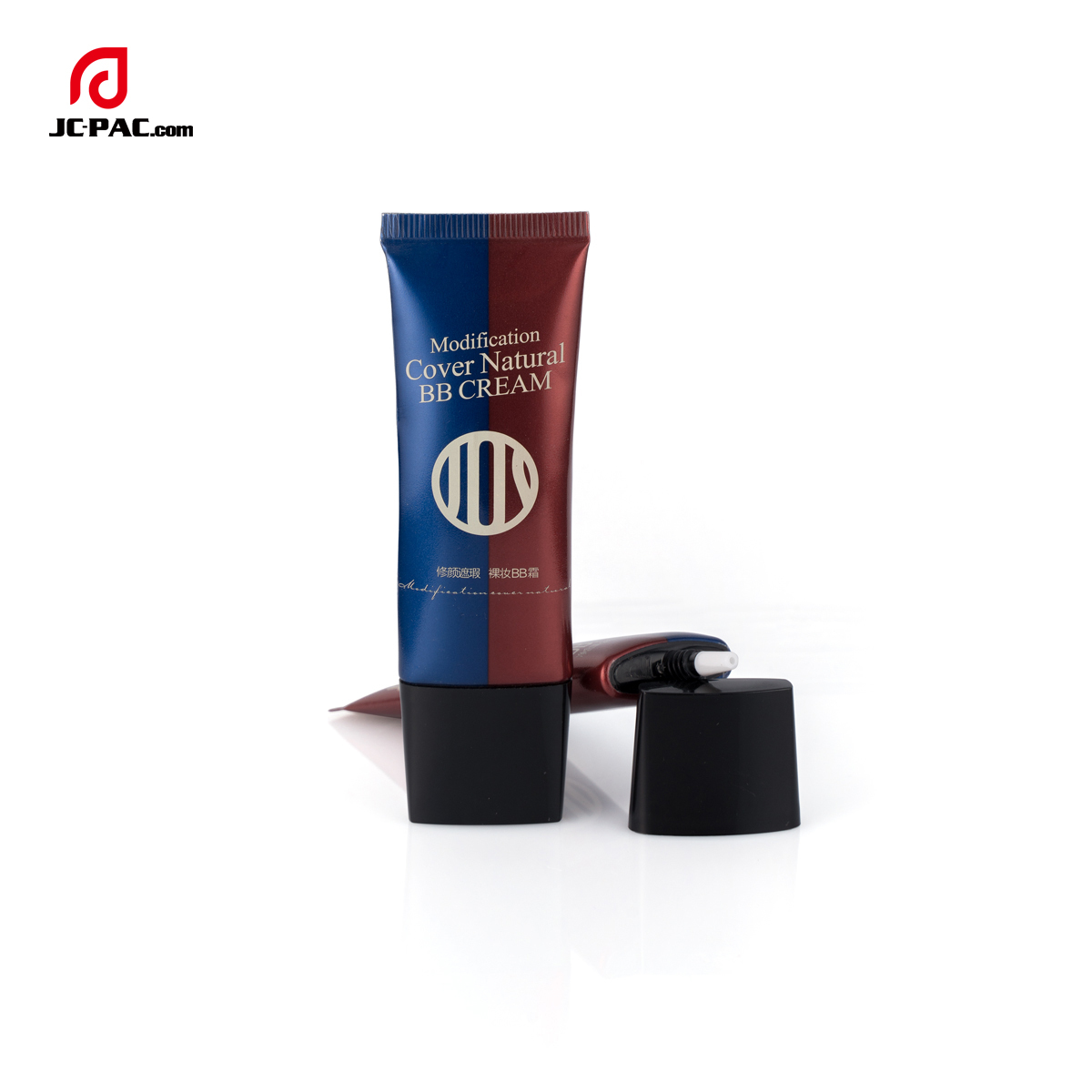 25mm Diameter Super Oval Empty Customized Aluminium Plastic Tube for Eye Cream Package Laminated 10ML 15ML 20ML BB Cream Primer Tube Nozzle