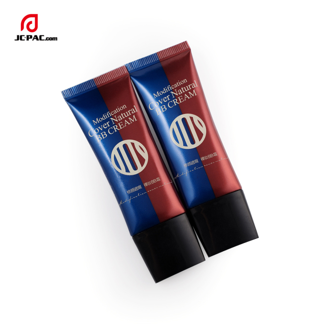 25mm Diameter Super Oval Empty Customized Aluminium Plastic Tube for Eye Cream Package Laminated 10ML 15ML 20ML BB Cream Primer Tube Nozzle