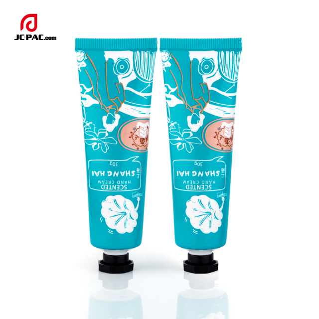 25ml 30ml 40ml Empty ABL Tube for Hand Cream Package with Octagonal Screw Cap Laminated Tube Glossy Finish Cosmetics Soft Tube