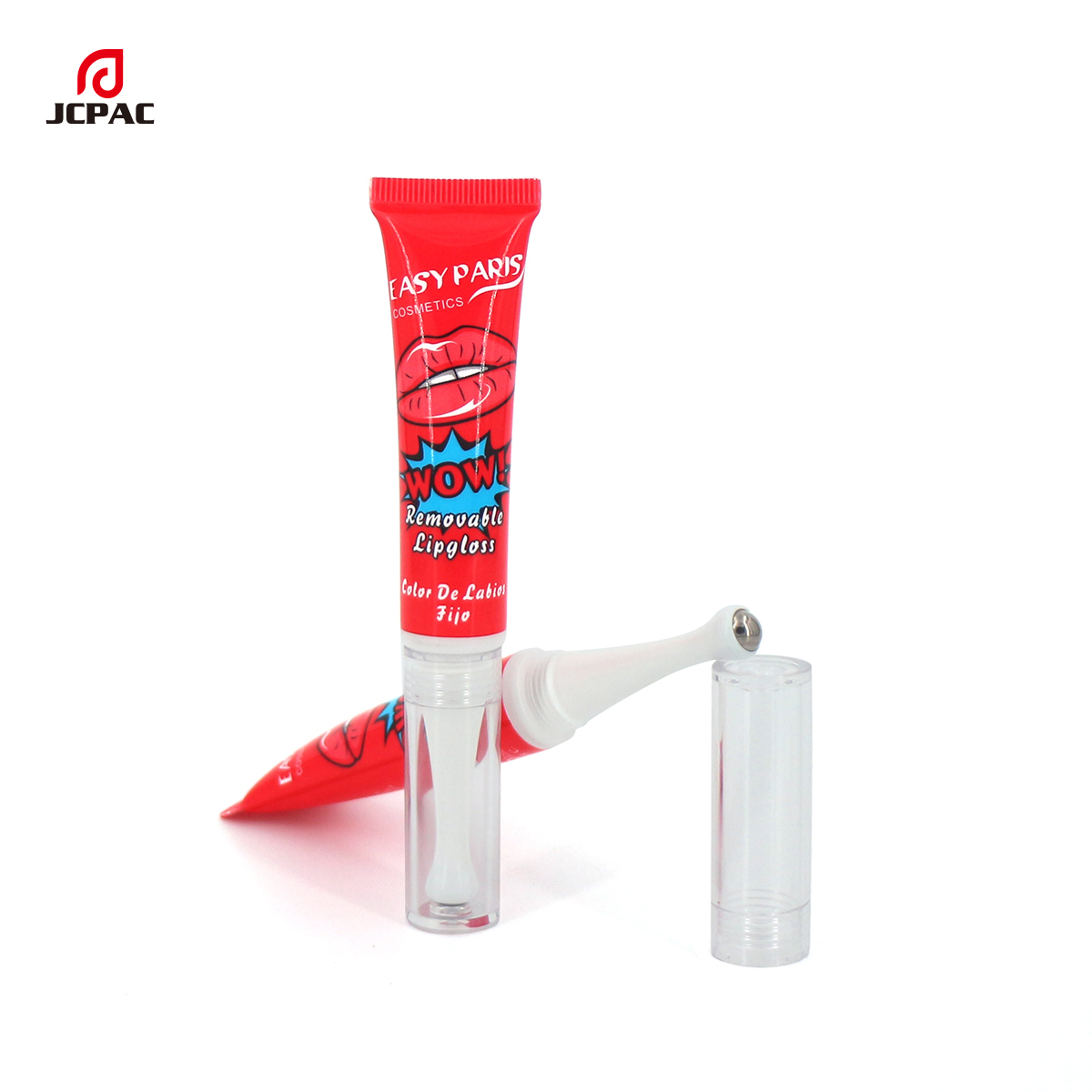Cosmetic Plastic Tube For Hair Growth Serum 15ml 20ml Scalp Care Tube With Massage Roller Ball