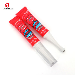 Cosmetic Plastic Tube For Hair Growth Serum 15ml 20ml Scalp Care Tube With Massage Roller Ball