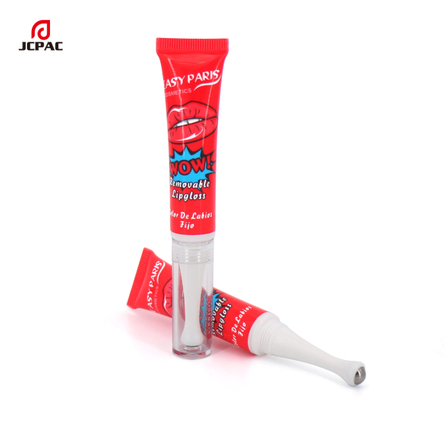 Cosmetic Plastic Tube For Hair Growth Serum 15ml 20ml Scalp Care Tube With Massage Roller Ball