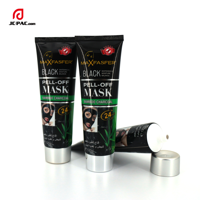 120g Facial Cleanser Cream Packaging Tube For Face Wash Hand Cream Flip Top Cap Cosmetic Plastic Squeeze Tube