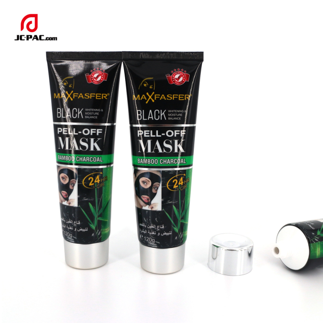 120g Facial Cleanser Cream Packaging Tube For Face Wash Hand Cream Flip Top Cap Cosmetic Plastic Squeeze Tube