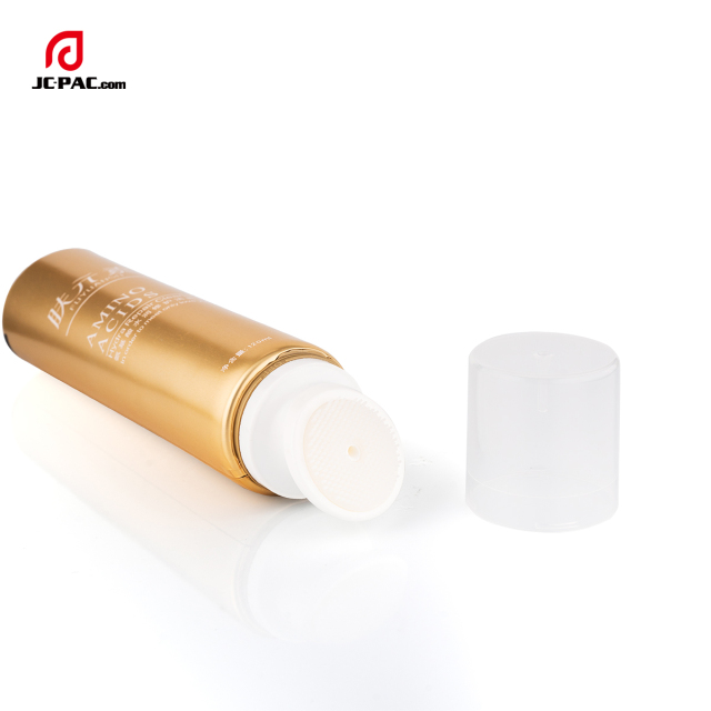120g Cosmetic Plastic Tube With Silicone Brush Aluminum Plastic Tube For Facial Cleanser Body Scrub