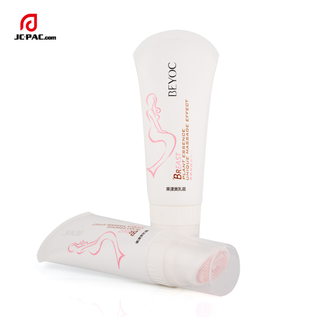 Custom Private Label 100ml 100g Variable Liquid Dispensing Massage Rubber Brush Tube For Facial Cleanser Body Scrub