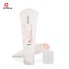 Custom Private Label 100ml 100g Variable Liquid Dispensing Massage Rubber Brush Tube For Facial Cleanser Body Scrub