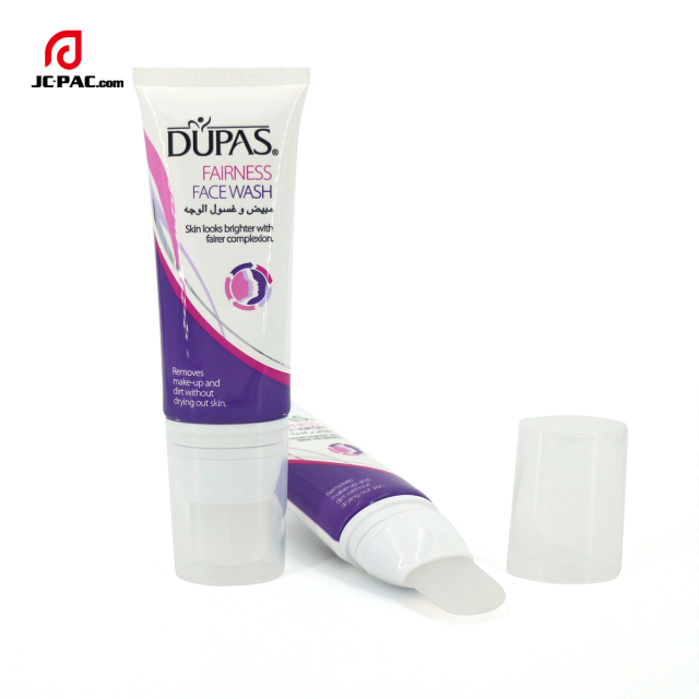 Custom 100ml 100g Facial Mask Tube With Facial Mask Spoon Skin Care Facial Care Tube With Silicone Brush Applicator