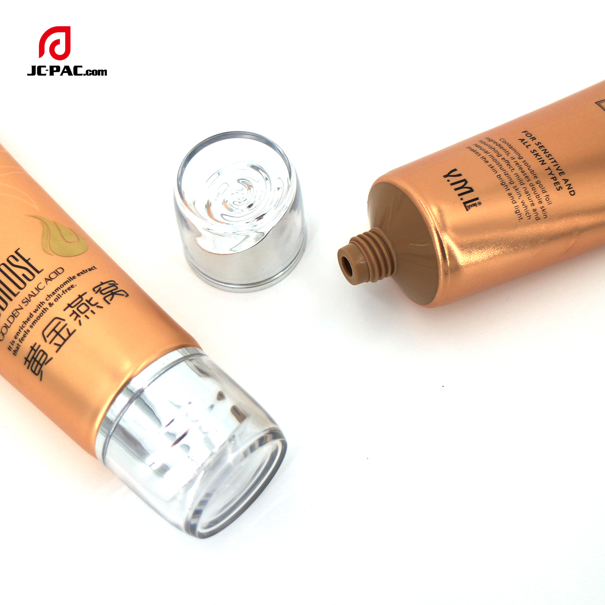 Customized Printing 80g 100g 120g ABL Plastic Cosmetics Packaging Laminated Soft Tube For Face Cream with Acrylic Cap