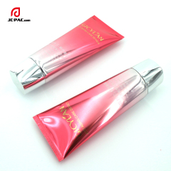 Factory Luxury Cosmetic Laminated Tube Facial Cleanser Tube Body Lotion Shampoo High Glossy Gradient Color ABL Tube with Square Cap Skin Care