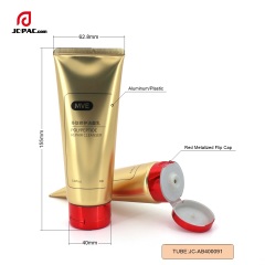 Unsealed Aluminum Plastic Laminated Cosmetic Skin Care Tube Hand Cream Face Wash Packaging Empty ABL Tubes With Flip Top Cap