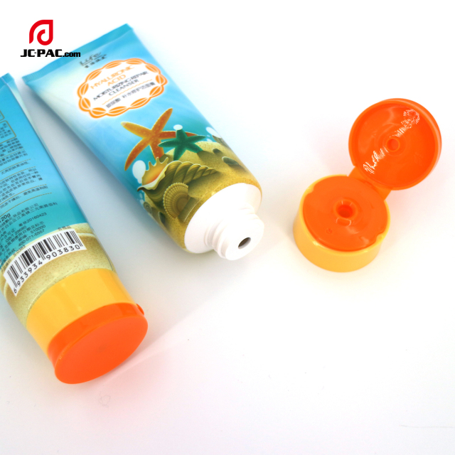 40mm Diameter 60g 80g 100g Aluminum Plastic Tube for Hair Removal Package Tube Cute Hand Cream Laminated Tube Sunscreen Packaging Flip Cap