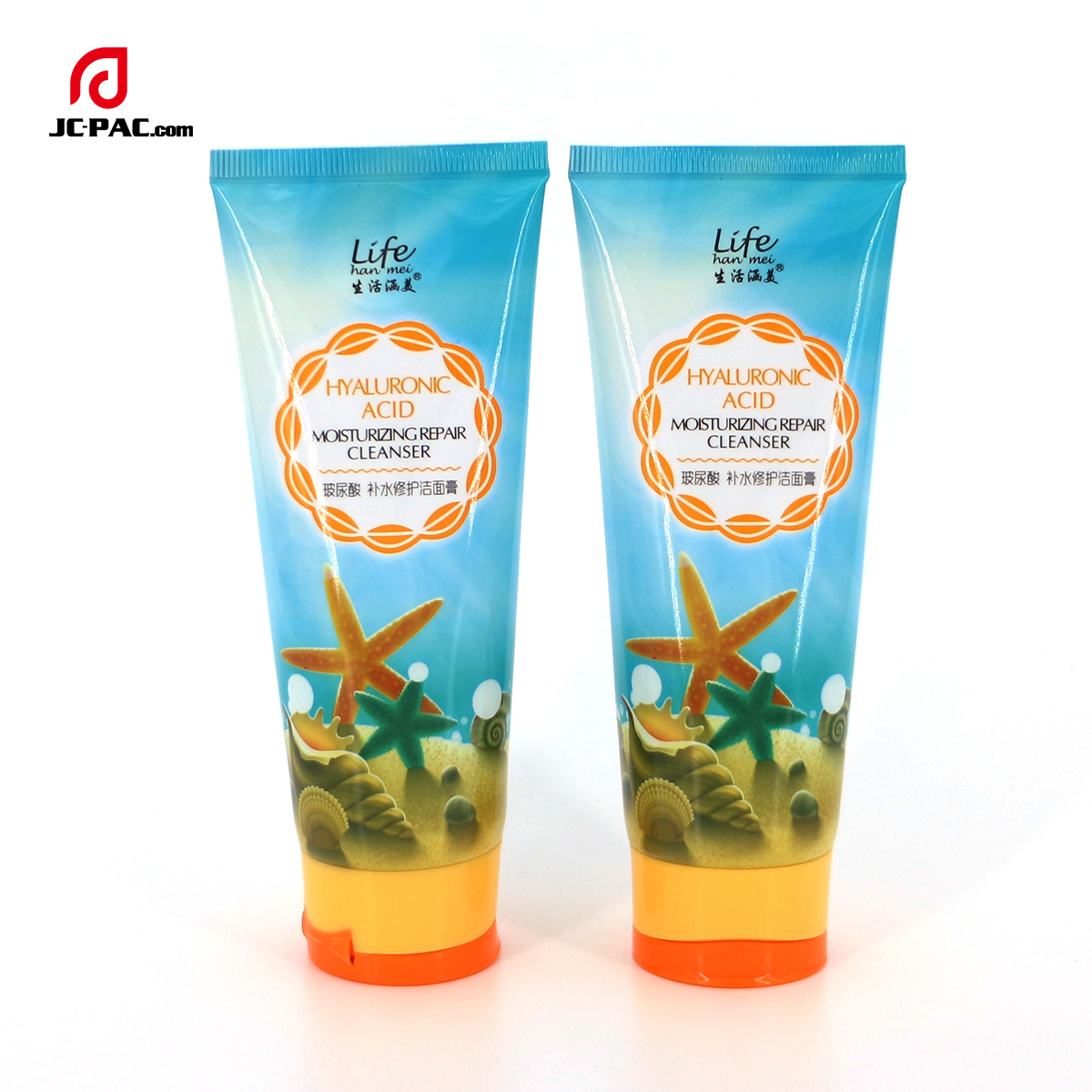 40mm Diameter 60g 80g 100g Aluminum Plastic Tube for Hair Removal Package Tube Cute Hand Cream Laminated Tube Sunscreen Packaging Flip Cap