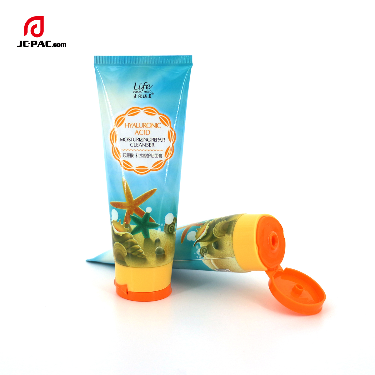 40mm Diameter 60g 80g 100g Aluminum Plastic Tube for Hair Removal Package Tube Cute Hand Cream Laminated Tube Sunscreen Packaging Flip Cap