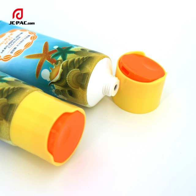 Cosmetic Aluminum Plastic Tubes for Packing Cream Lotion Eco Friendly Packaging Laminated Squeeze Cosmetic Plastic Tube with Easy Open