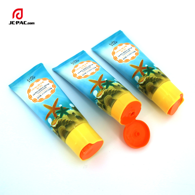 Cosmetic Aluminum Plastic Tubes for Packing Cream Lotion Eco Friendly Packaging Laminated Squeeze Cosmetic Plastic Tube with Easy Open